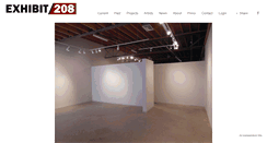 Desktop Screenshot of exhibit208.com